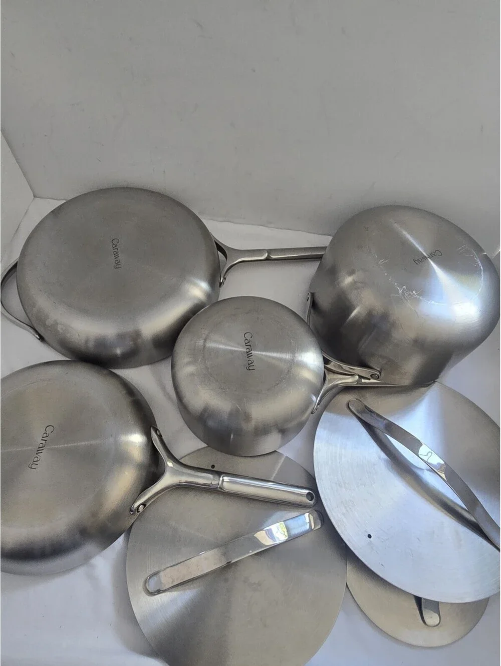 NIOB Caraway 12-Piece Stainless Steel Cookware Set | CW-CSET-201 | w/Storage